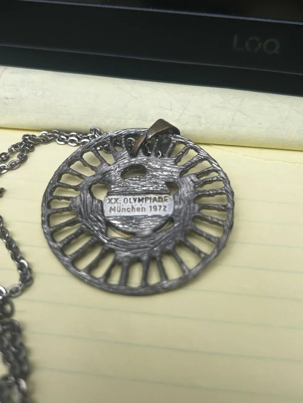 XX. Olympiade Munchen 1972 Necklace